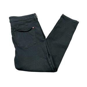 SPANX 32 Zip Fly 5 Pocket Skinny Navy Cotton Blend Pants